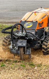slide - mobile - roboevo - stump grinder - energreen america professional machines
